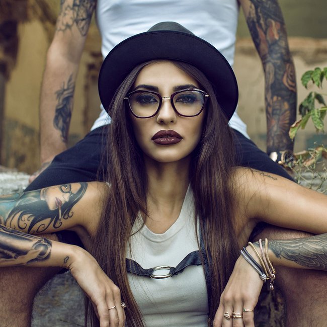 Grunge i cherry coke make-up