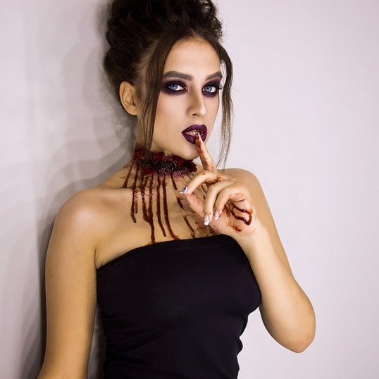 Halloweenowy make-up
