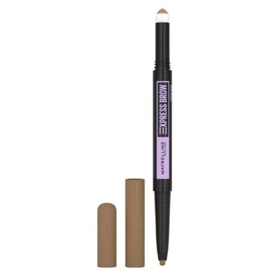 Otwarta kredka Express Brown Satin Duo w odcieniu dark blond.