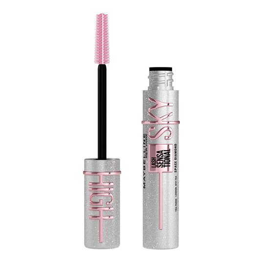 Brokatowy srebrny tusz do rzęs Maybelline NY Lash Sensational Sky High