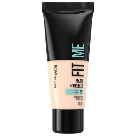 Otwarta tubka podkładu Maybelline New York Fit Me® Matte + Poreless