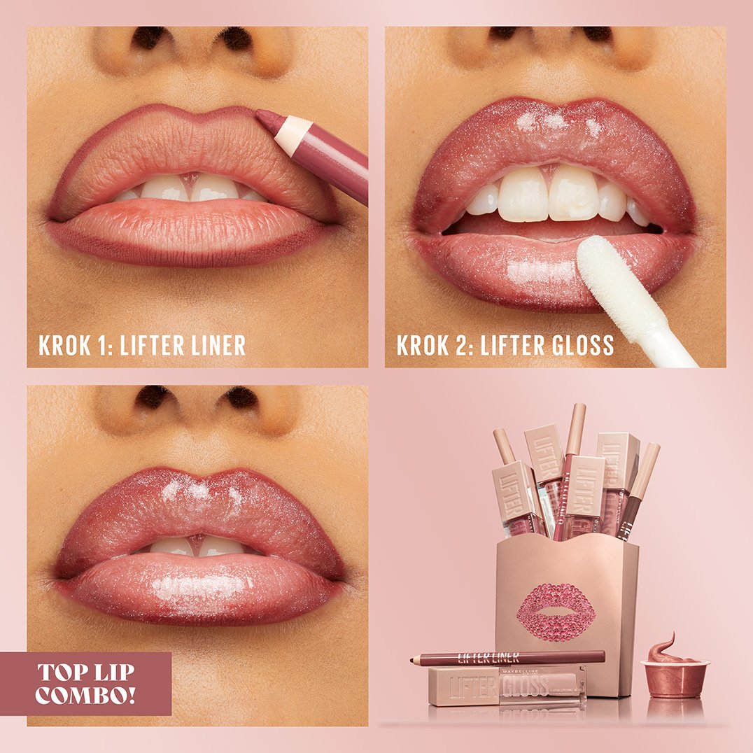 Makijaż ust w stylu lip combo krok po kroku