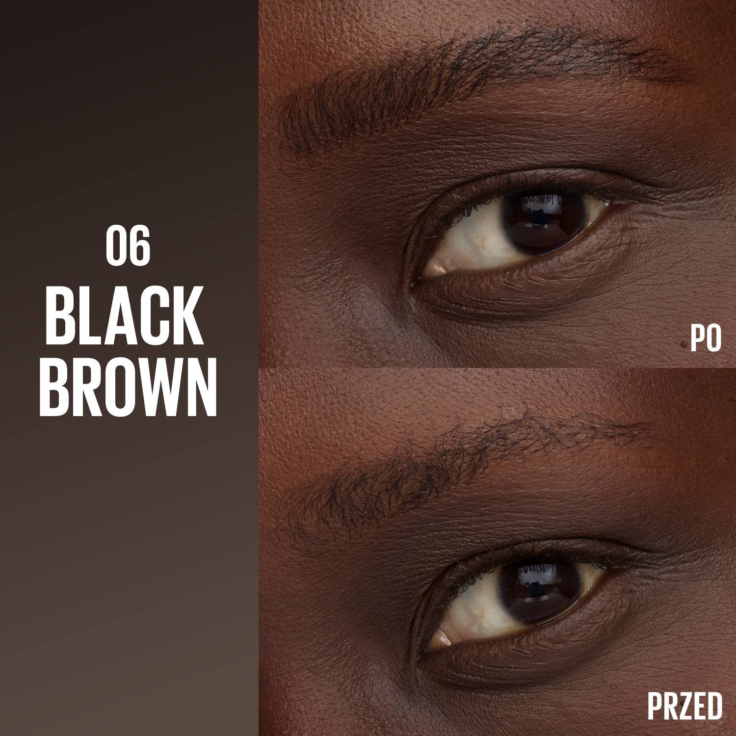 MNY Eye Brow Inserts 2026 ATF Before After EU 06 Black Brown