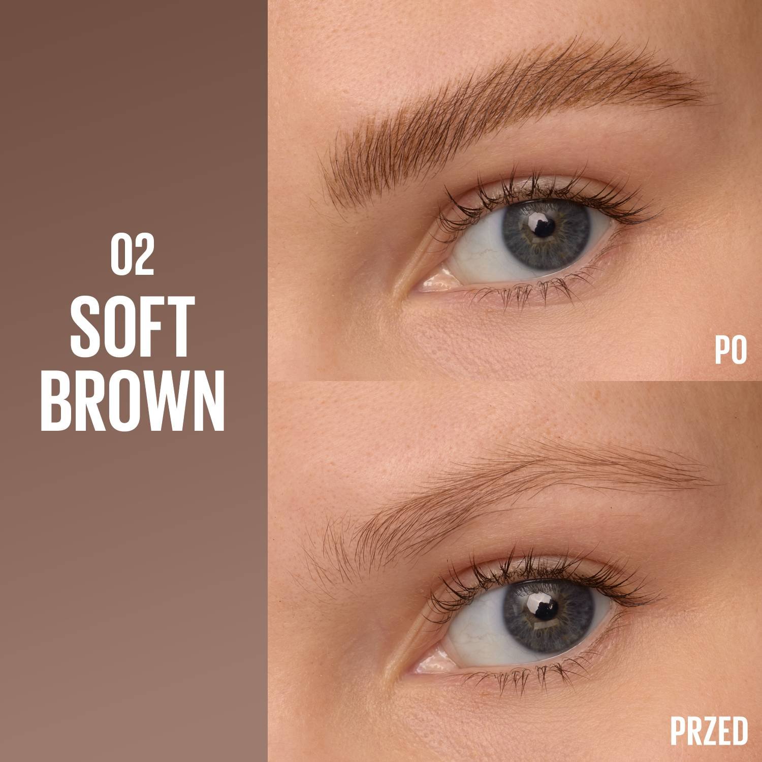 MNY Eye Brow Inserts 2026 ATF Before After EU Soft 02 Brown