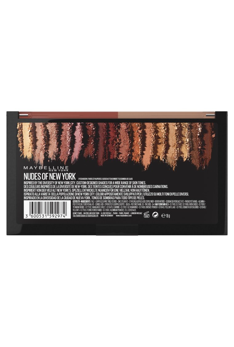 Maybelline Nudes of New York Eyeshadow palette 041554578768 t