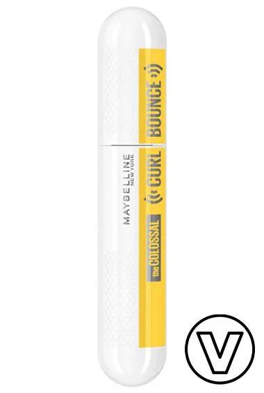 tusz do rzęs Maybelline Colossal Curl Bounce Washable Blackest Black 041554069563 primary