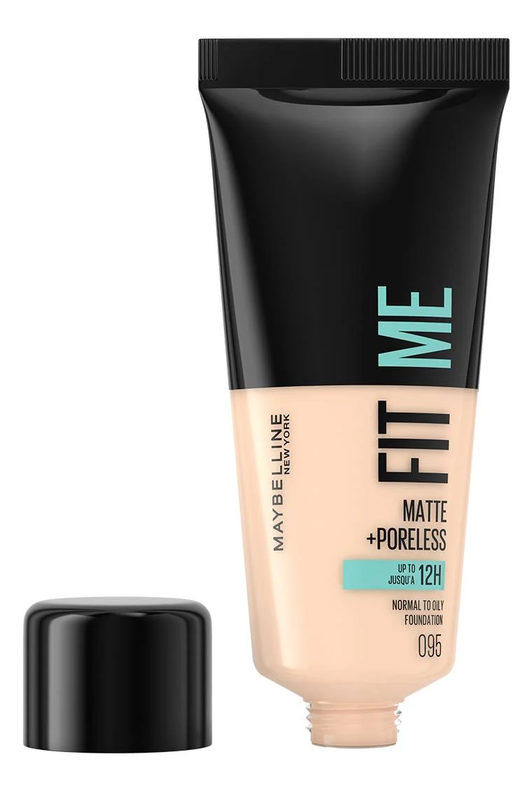 maybelline fit me matte poreless foundation 102 fair porcelain 041554538311 back