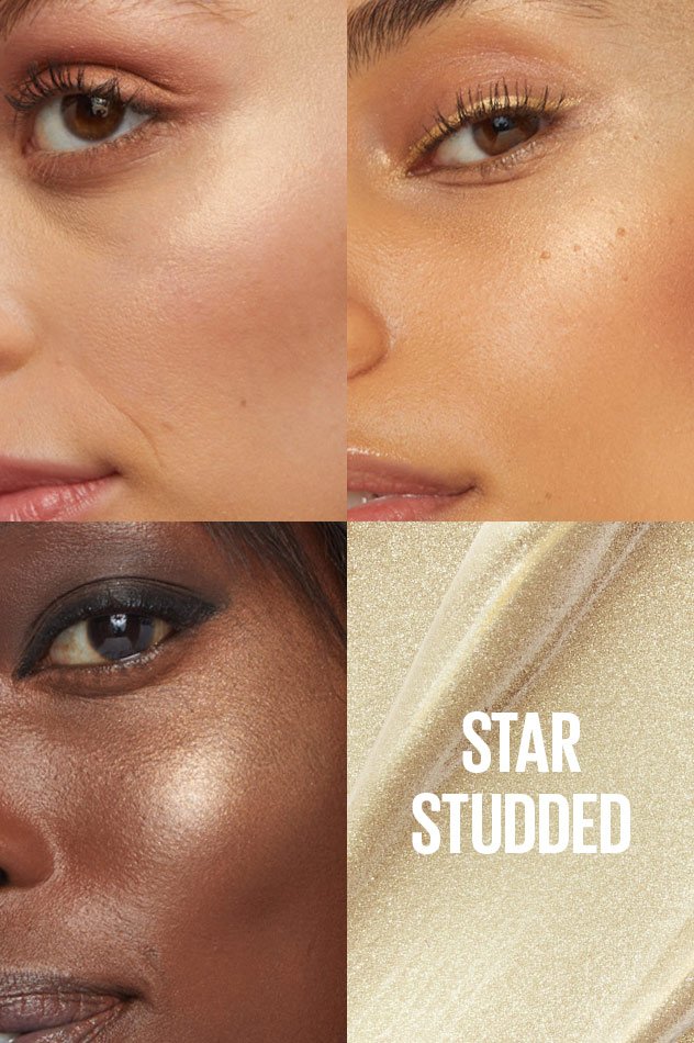 maybelline sunkisser highlighter face star studded 21 shade card