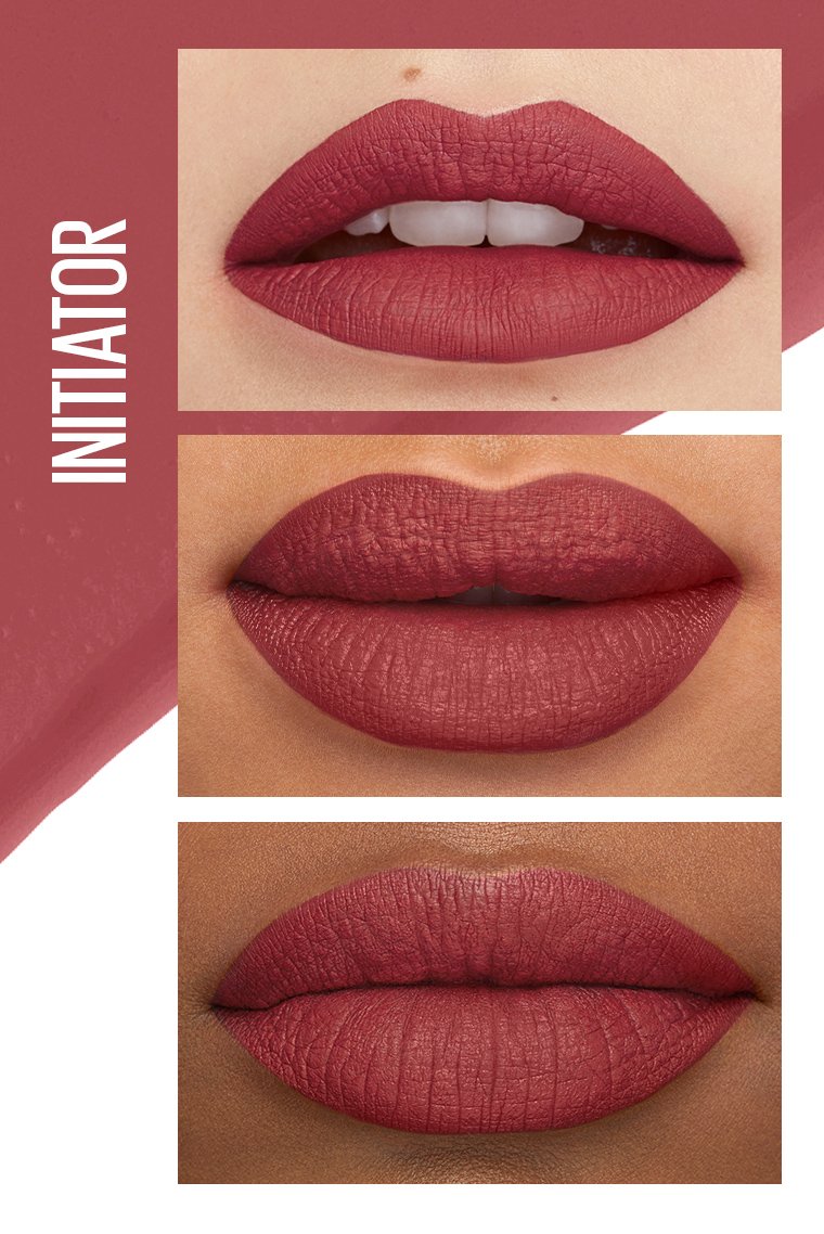 Usta pomalowane szminką Super Stay Matte Ink w kolorze 170 Initiator