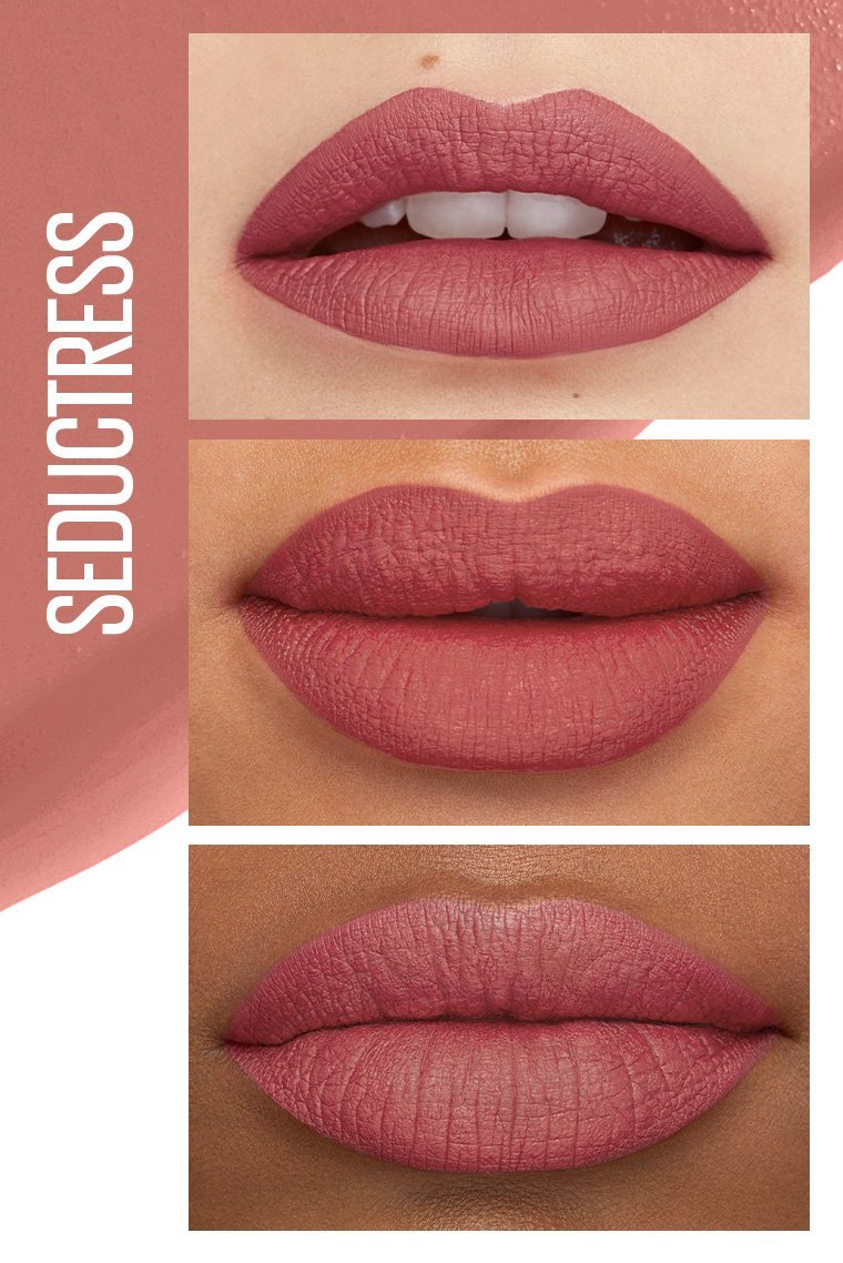 Usta pomalowane szminką Super Stay Matte Ink w kolorze 65 Seductress