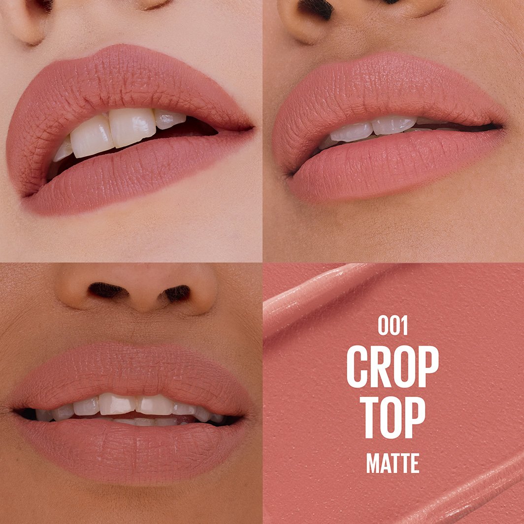 Maybelline New York Maybelline Serum Lipstick 001 Crop Top, szminka matowa